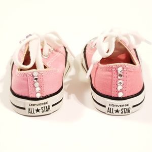 pink rhinestone converse